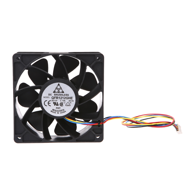 Original DELTA QFR1212GHE Cooling Fan 12V 2.7A 32.4W 4wires QFR1212GHE Fans